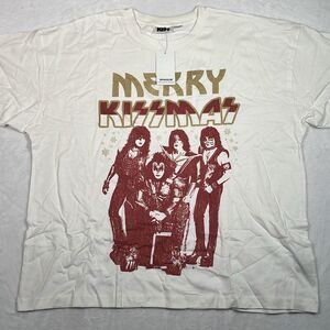 Kiss oversized band merch‎ t-shirt-NWT-L/XL
